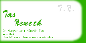 tas nemeth business card